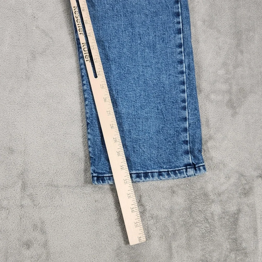 Mott & Bow Warren Slim‎ Straight Jeans Mens 38x32 Blue Stretch Denim Medium Wash